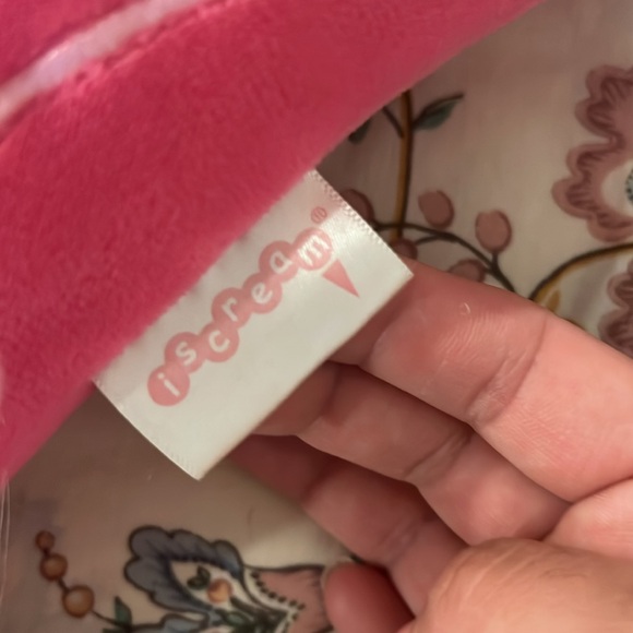 Iscream Pink Mermaid Sequin Pillow 18" Plush - Picture 6 of 6